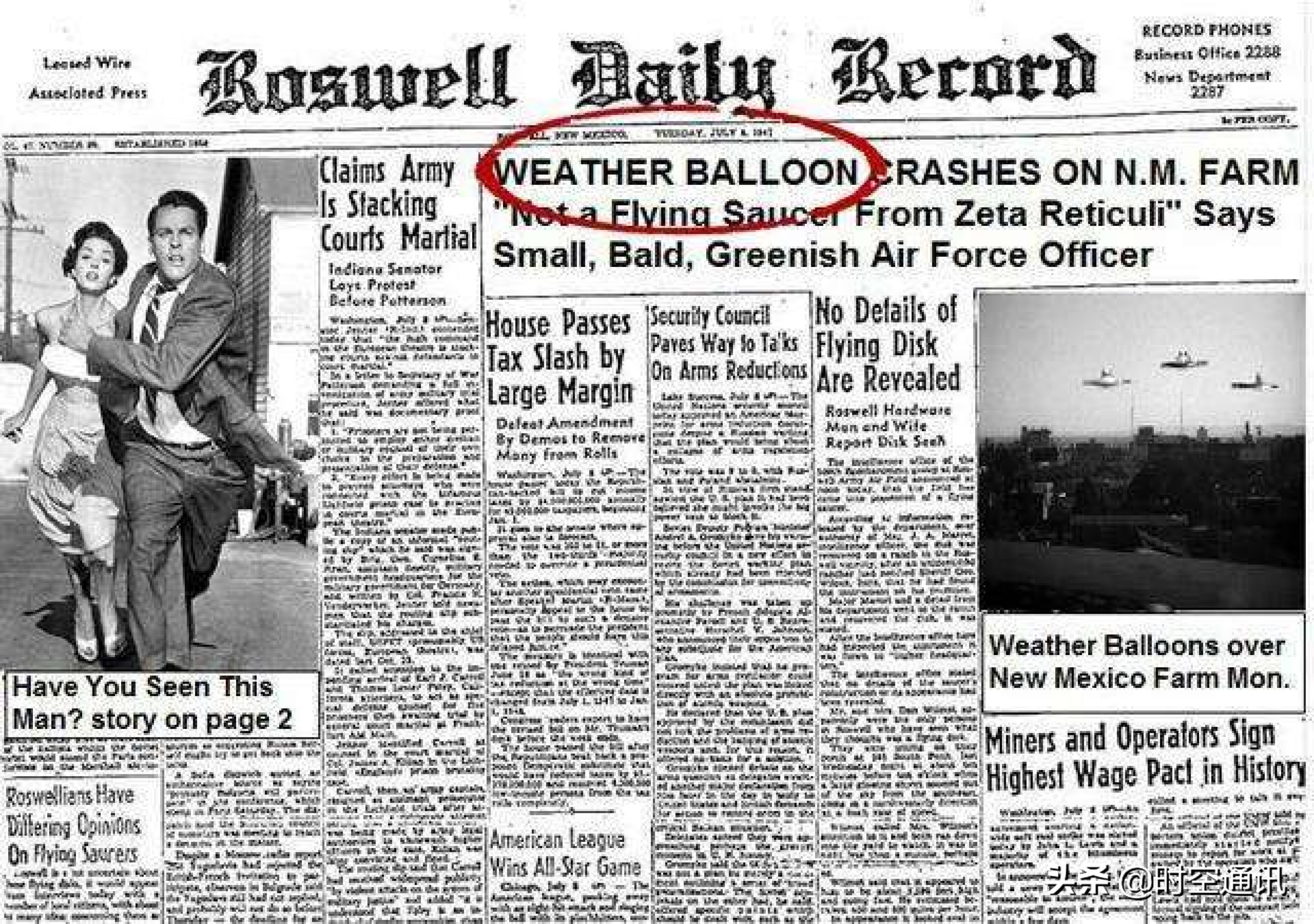 新墨西哥州罗斯威尔ufo坠落事件,揭秘罗斯威尔ufo事件真相