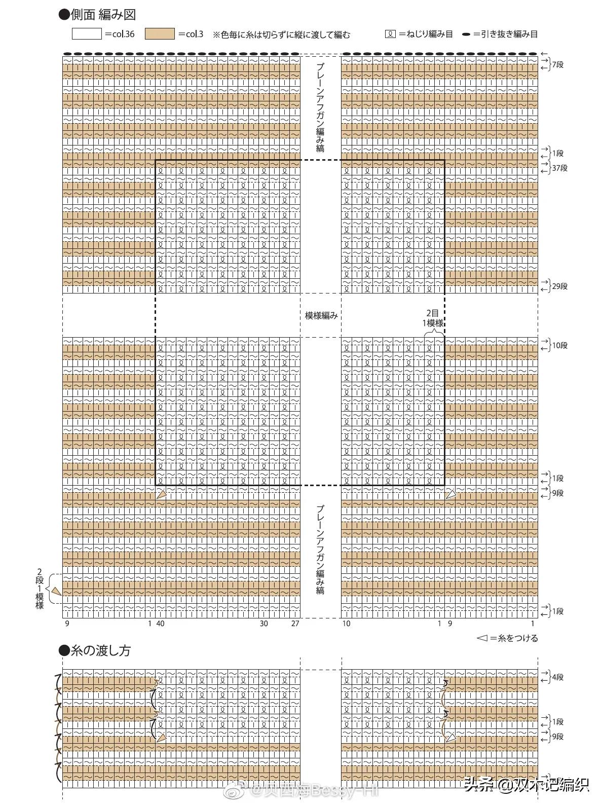 三款喜欢的简约钩针包包图解分享