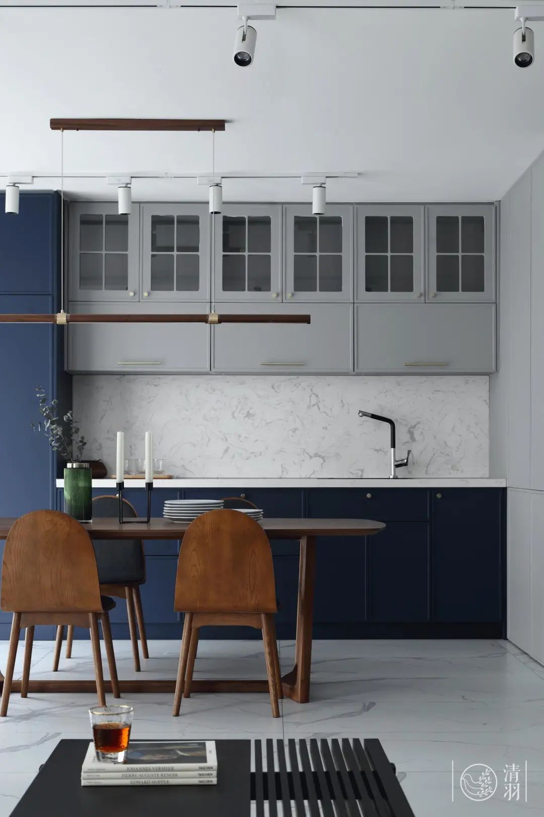 经典黑白灰的现代轻奢风,富有高级感的现代黑白灰