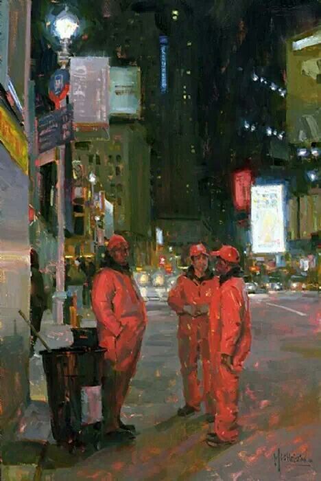 美国女画家珍妮弗,美国现代印象派女画家