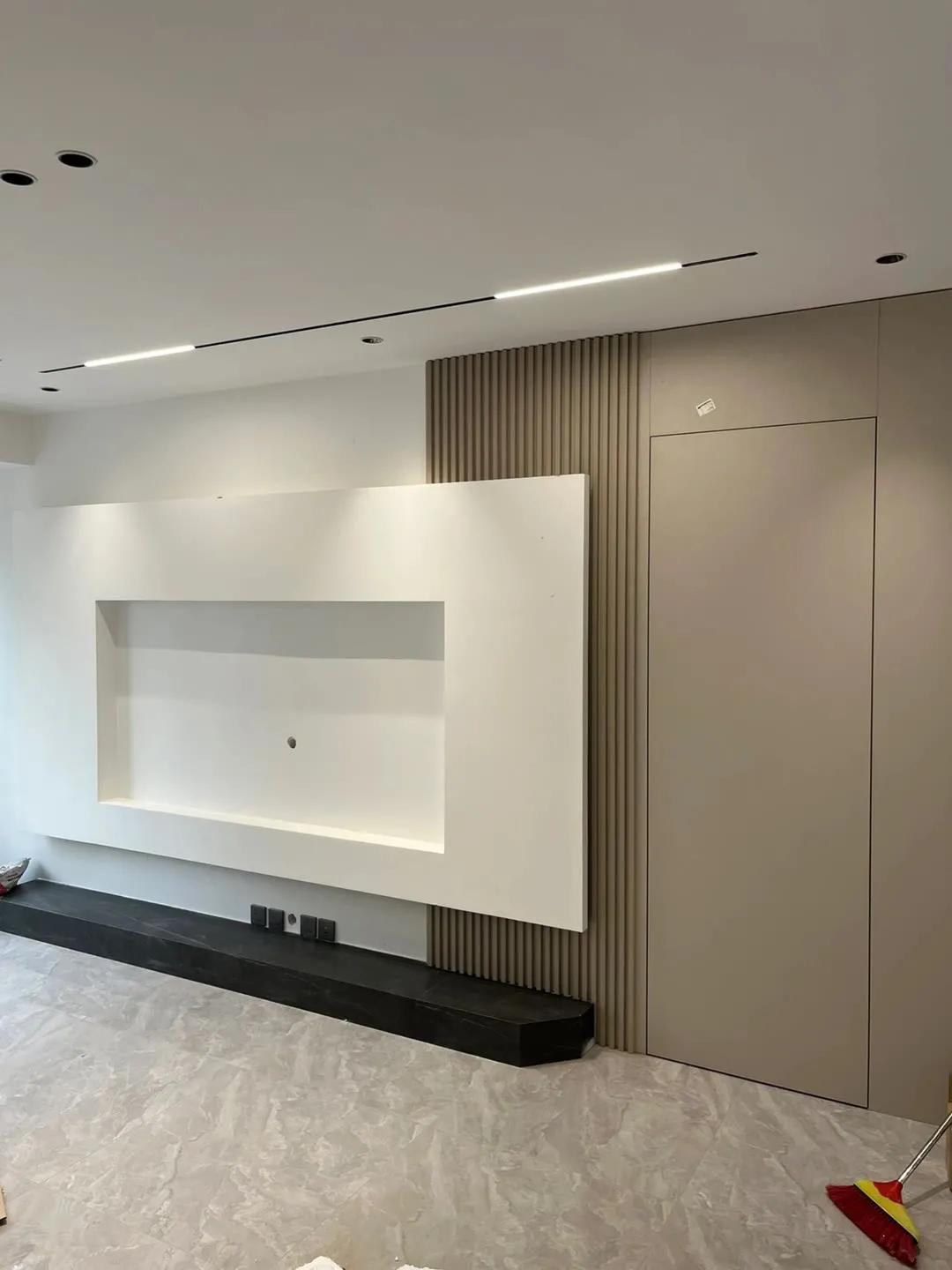 洗衣机柜电视背景墙,最新款电视柜电视背景图