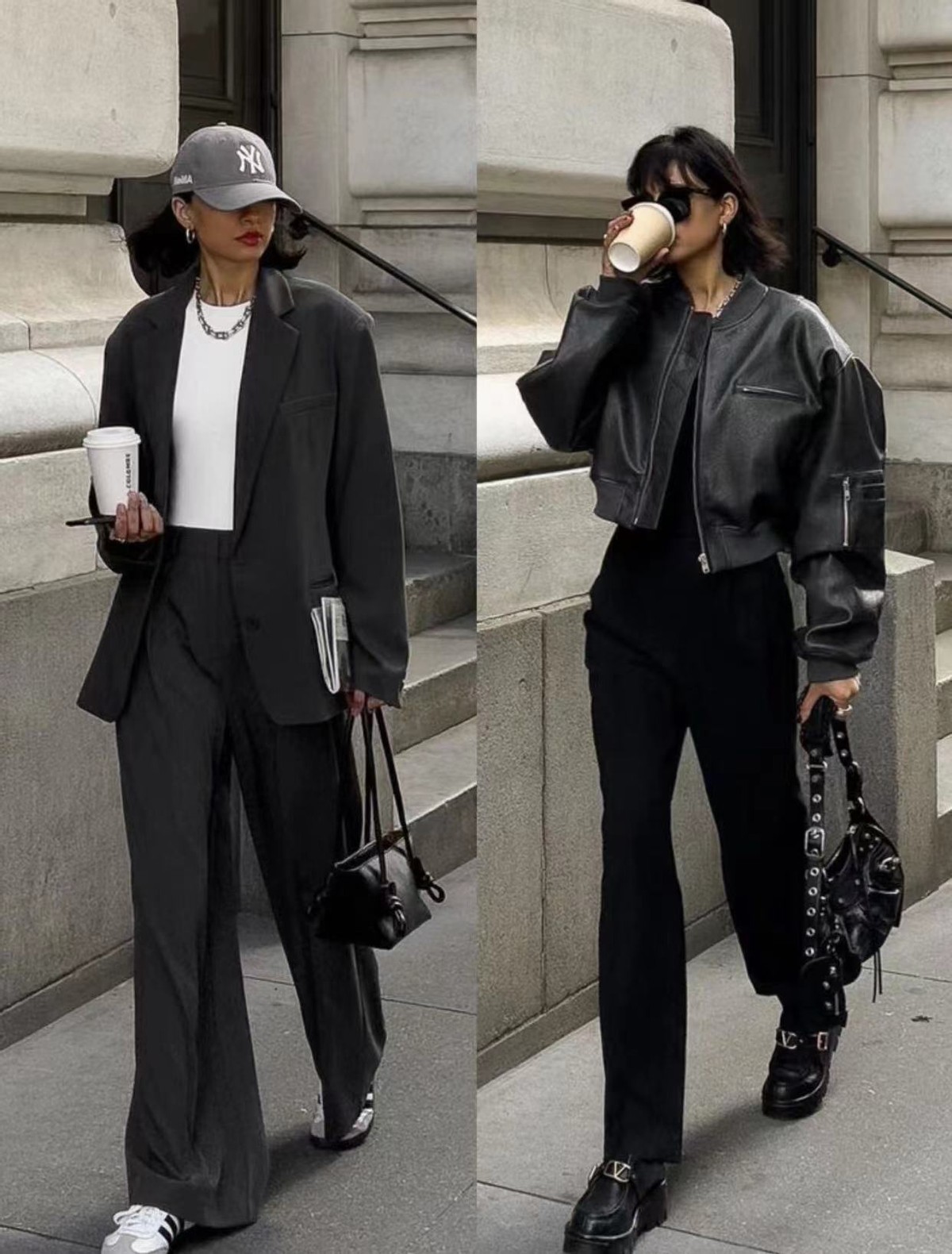 黑裤子怎么穿搭显腿长,黑裤子怎么穿搭好看