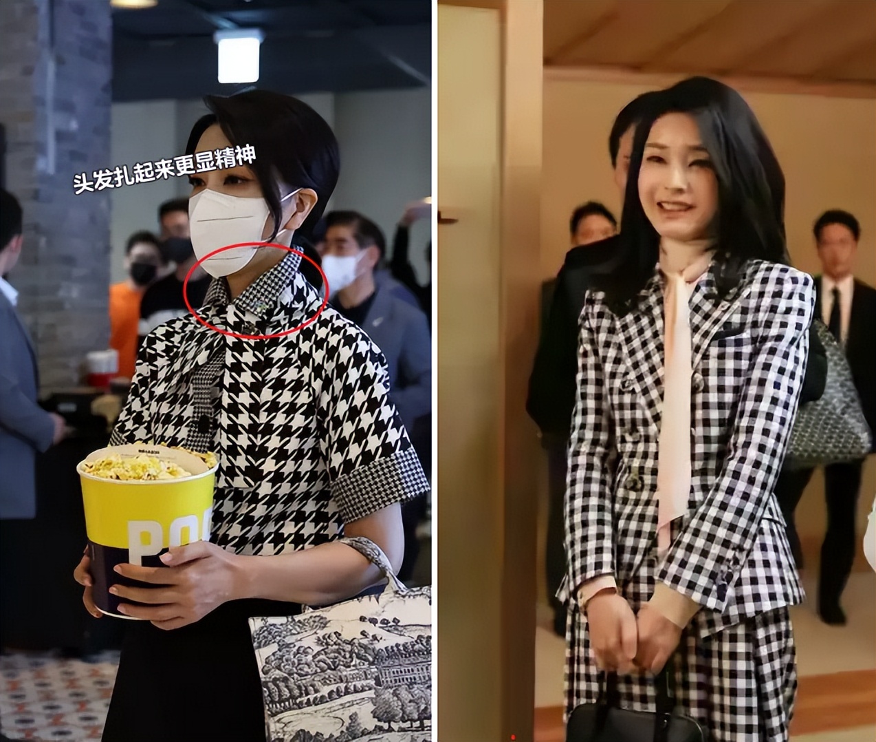 被51岁韩国夫人惊艳到，穿着简约大气，科技脸也难掩优雅气质