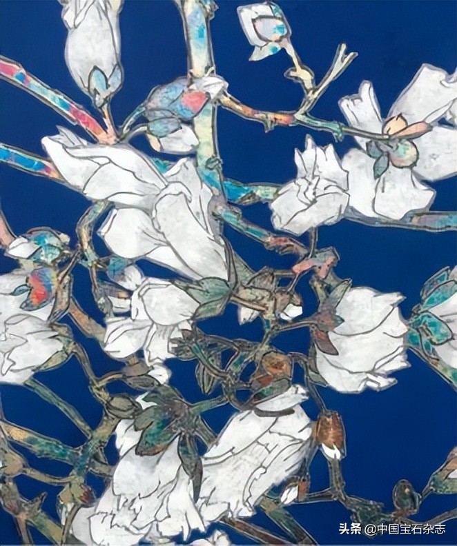 宝石微尘皆入笔湘女唐音写婵娟——观唐婵的工笔重彩绘画