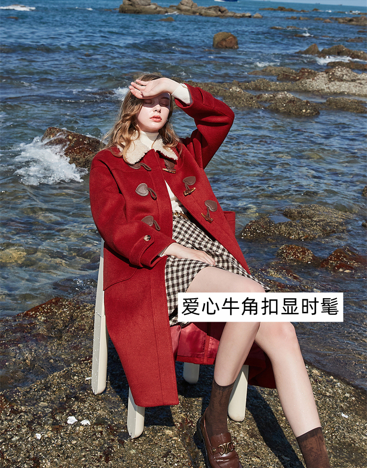 今年必买红色大衣,2023最新款红色大衣