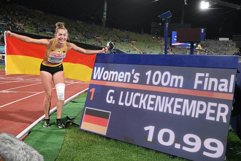 10秒99！新星卢肯坎佩尔爆冷夺得欧洲冠军，强于亚洲百米水平