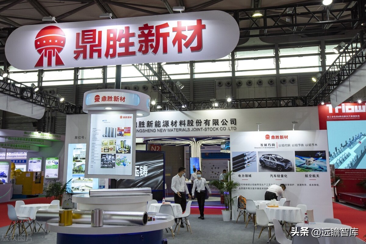 锂材铝箔龙头,鼎胜新材2019年铝箔市场占比