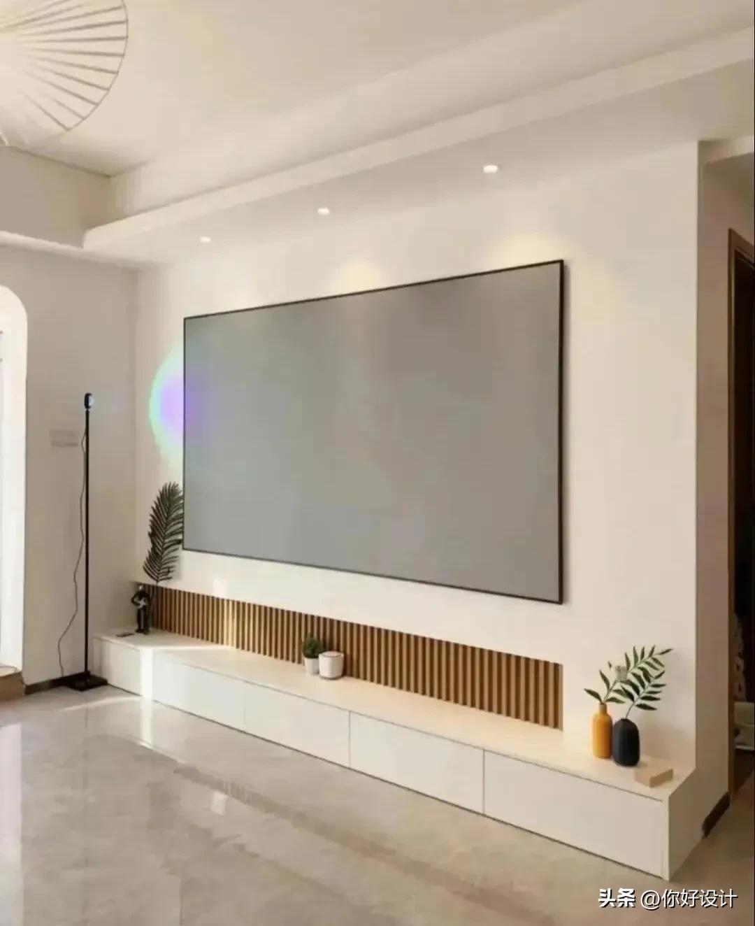 三十款电视背景墙设计,三十平大客厅电视背景墙