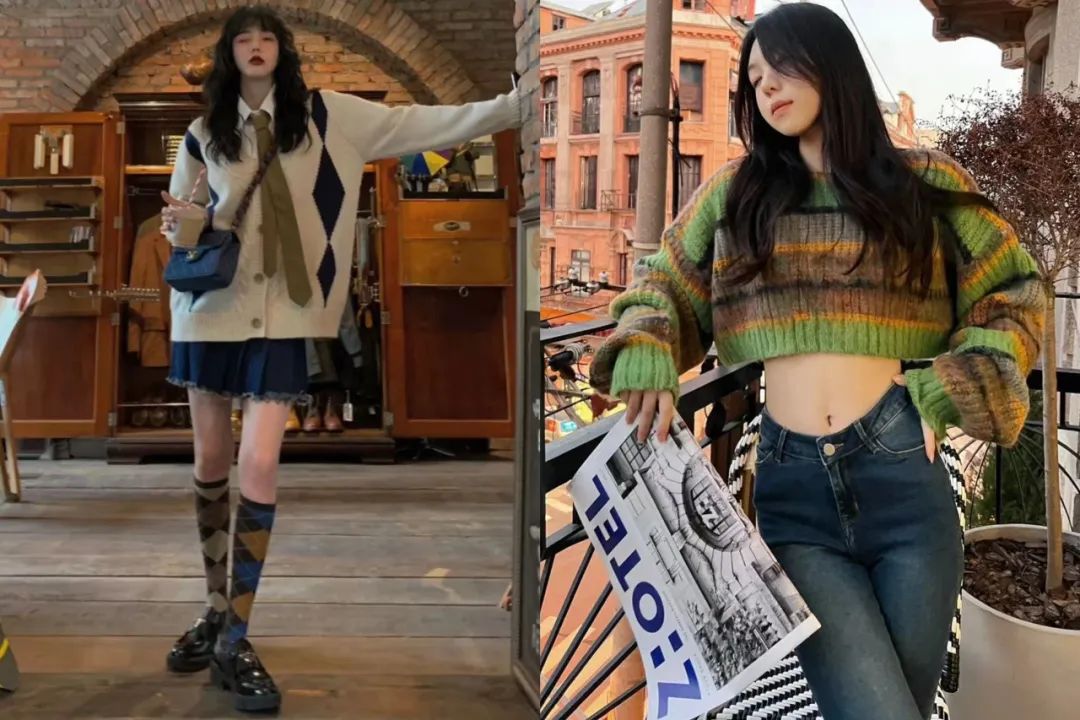 冬季露腿穿搭才真时髦,遮腿型的冬季穿搭