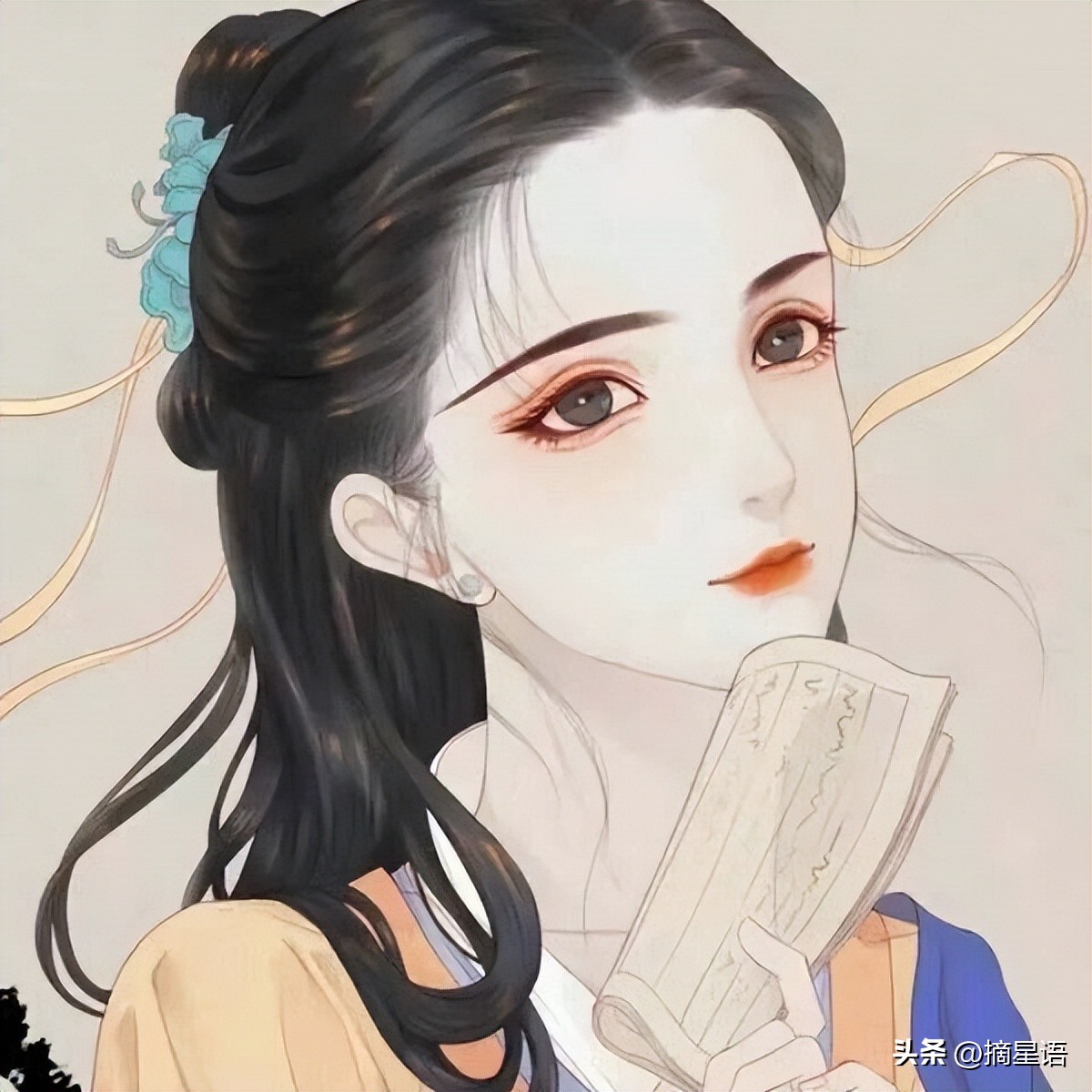 十二星座女生专属头像古风射手座,天秤座古风华丽头像