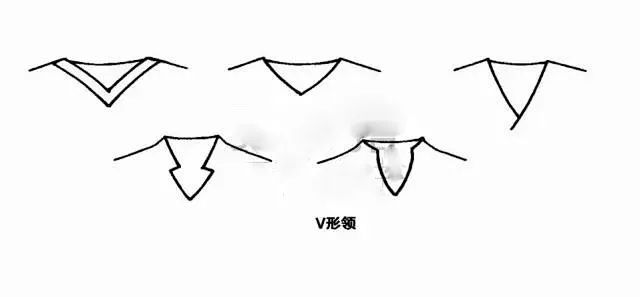 不同领型搭配衣服,如何看懂服装颜色搭配图