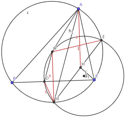 一道关于垂心的数学竞赛题