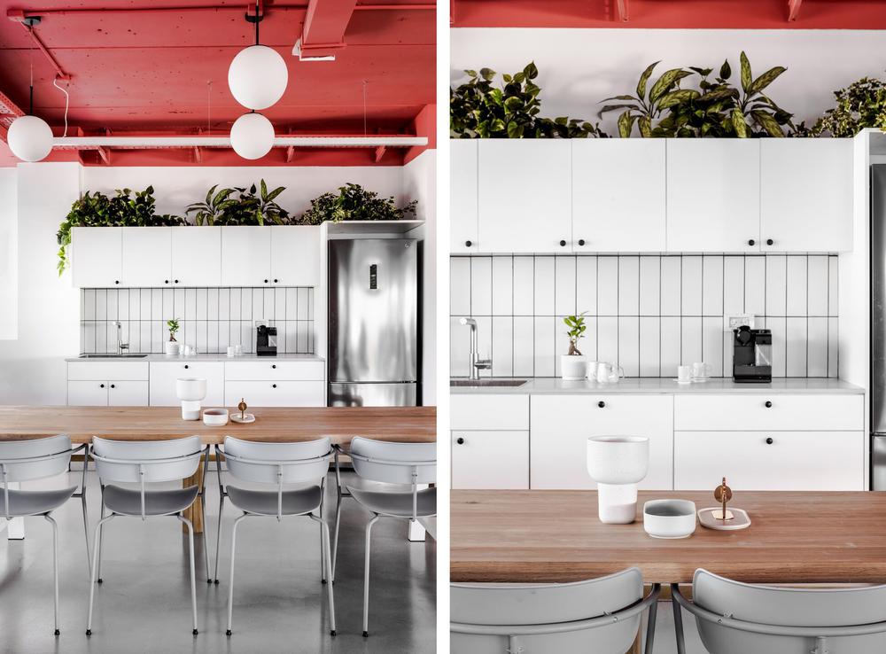 玫粉工业风Bazaart百色特特拉维夫办公设计欣赏