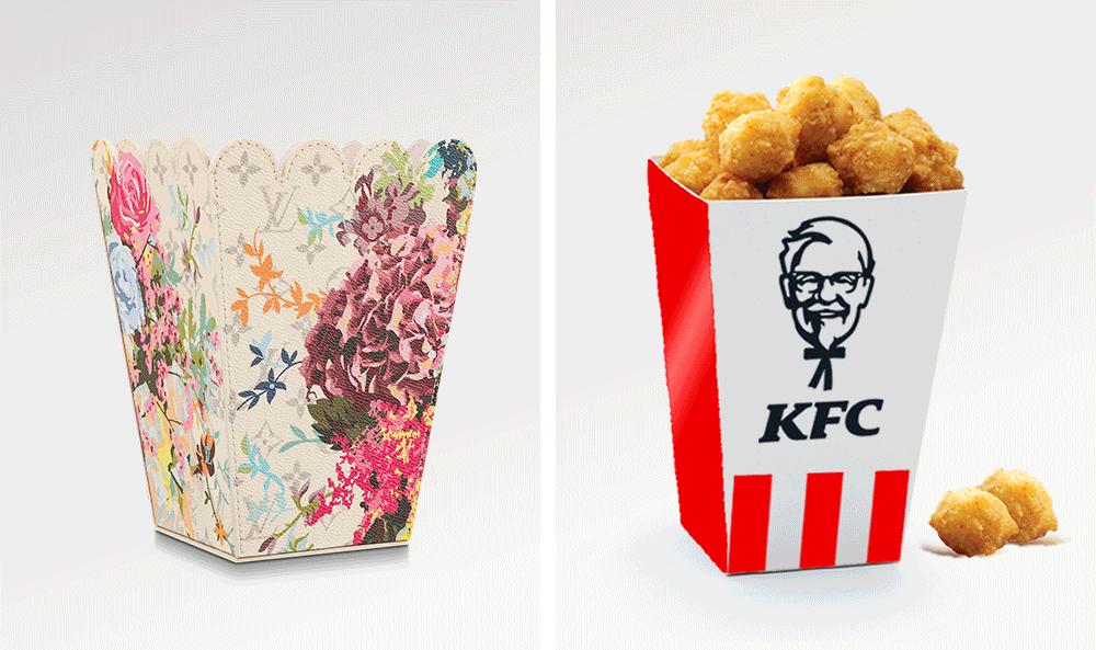 麦当劳肯德基的外卖盒身价大涨，被LV和YSL做成万元包包