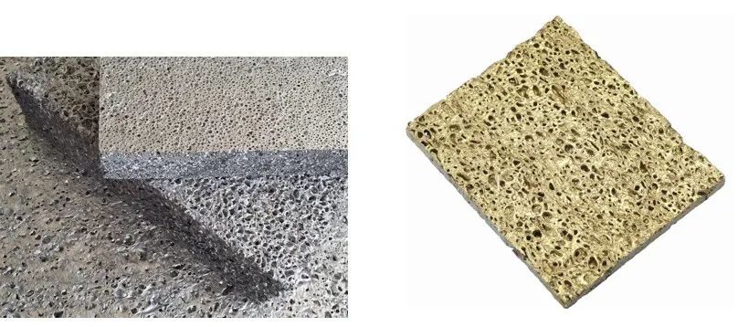 泡沫铝夜间效果图片,泡沫铝透光效果图