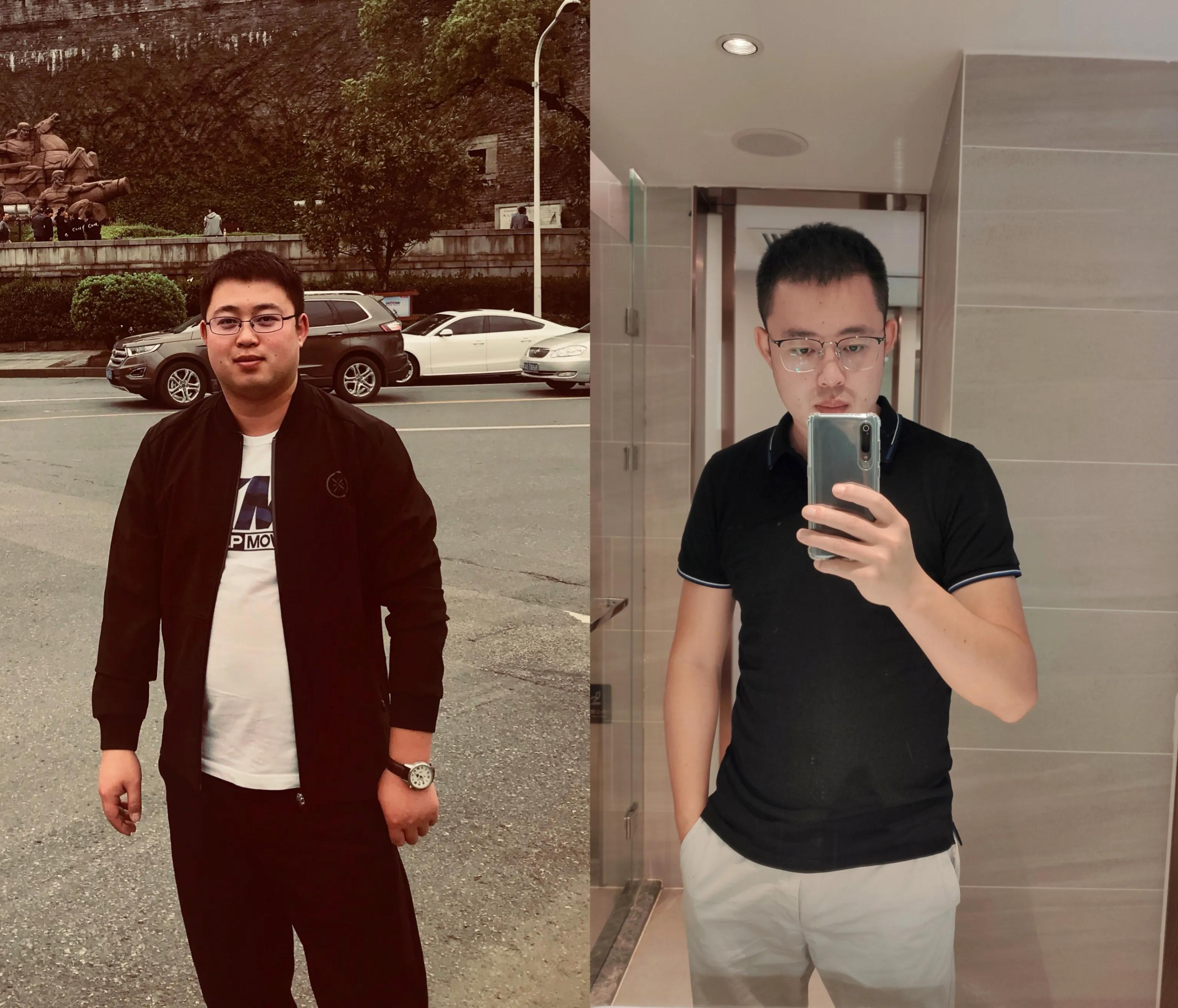 3个月减肥40斤男,3个月减肥34斤逆转身材