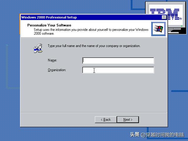 穿越时间·IBMThinkPadRecoveryCDWindows2000英文版系统恢复光盘