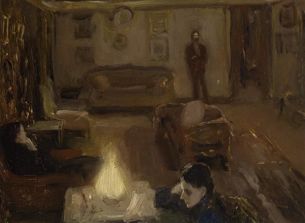 罗中立何多苓油画欣赏,何多苓人物油画教学视频