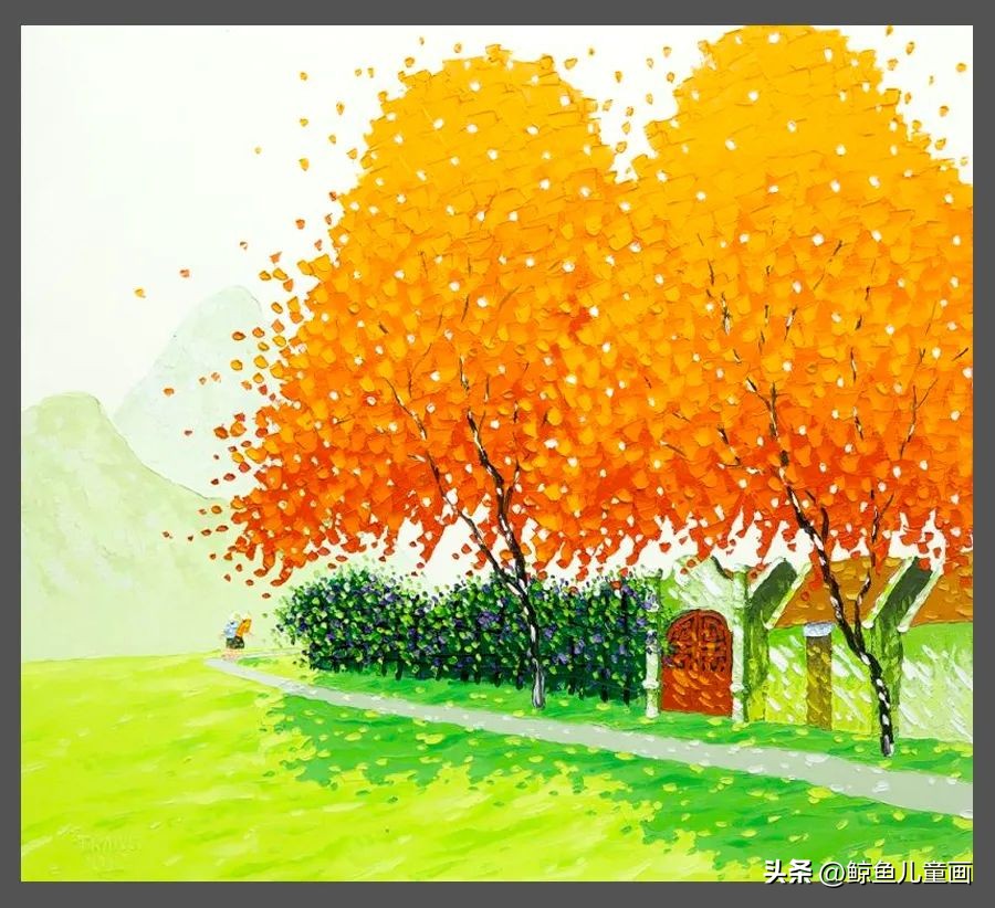 色彩丰富的绘画作品中国风,色彩鲜艳视觉冲击力强的绘画作品