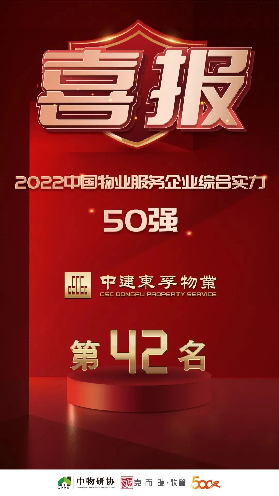 中建八局荣誉,中国物业百强中建物业