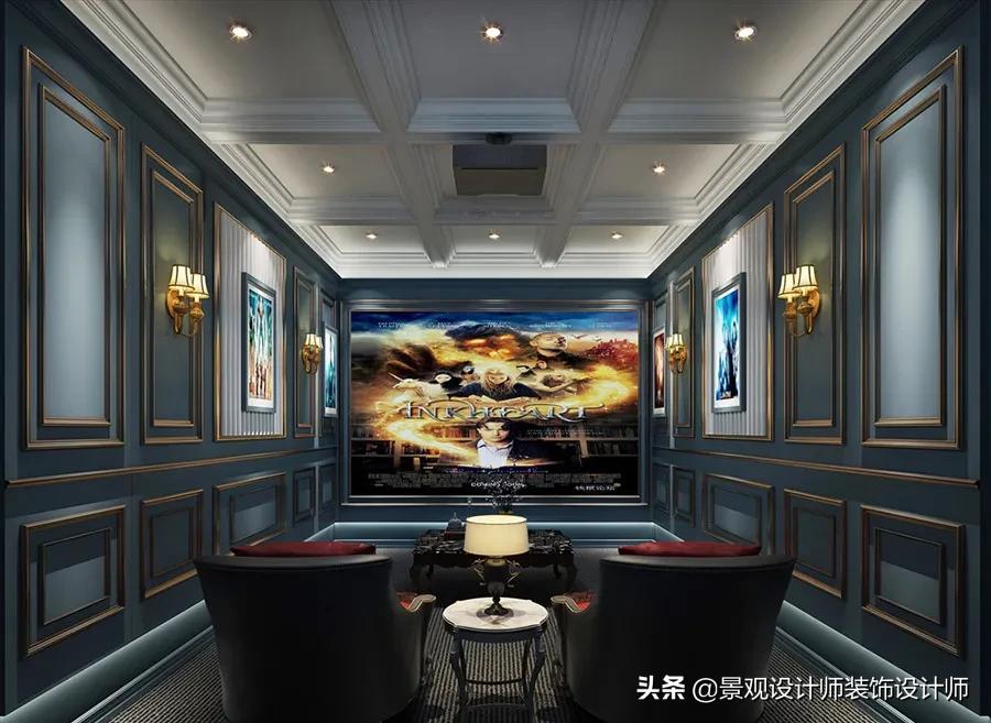 家庭影院ktv设计布局图,家庭ktv与家庭影院一体设计