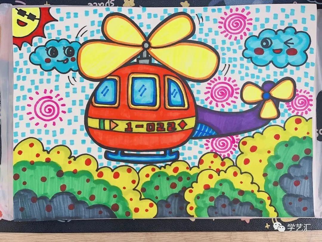 怎么画又漂亮又萌的儿童画,儿童画考级1-10级作品图片范画