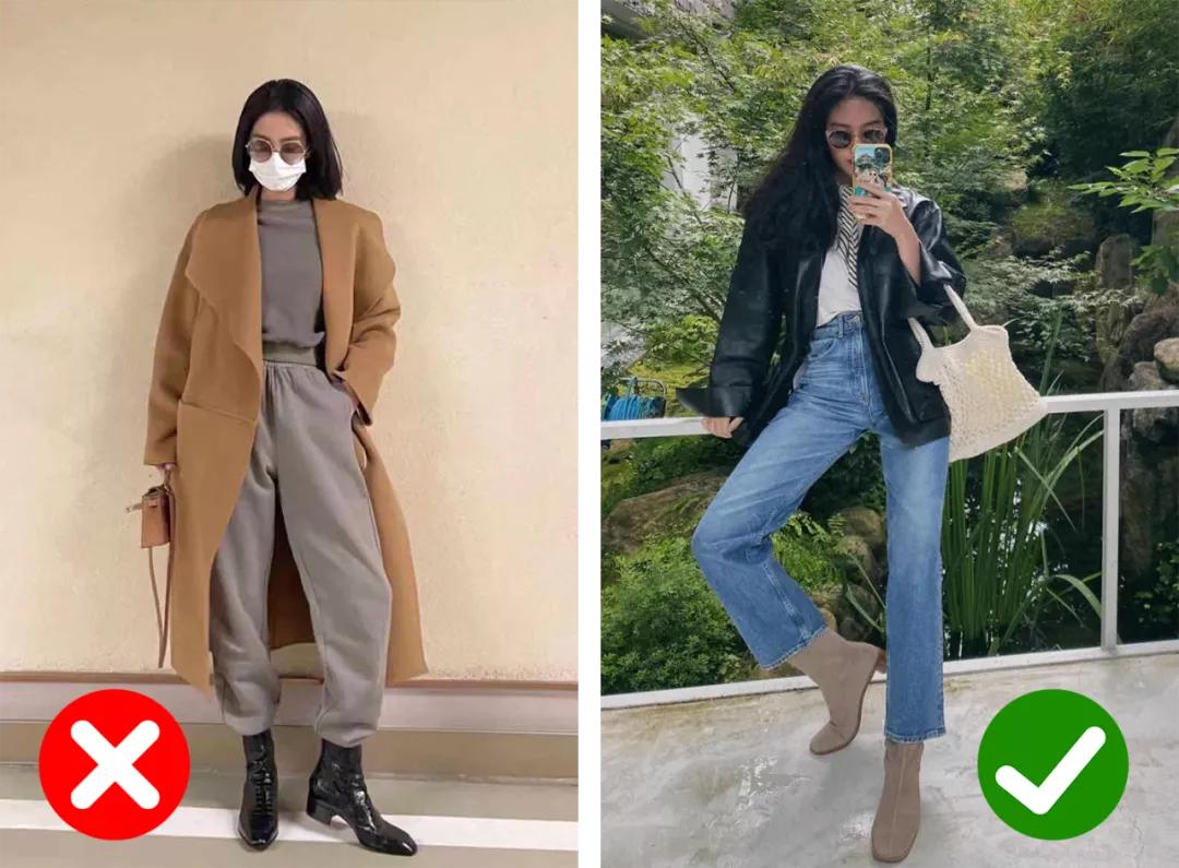 靴子最丑的4种穿法！显胖显腿短