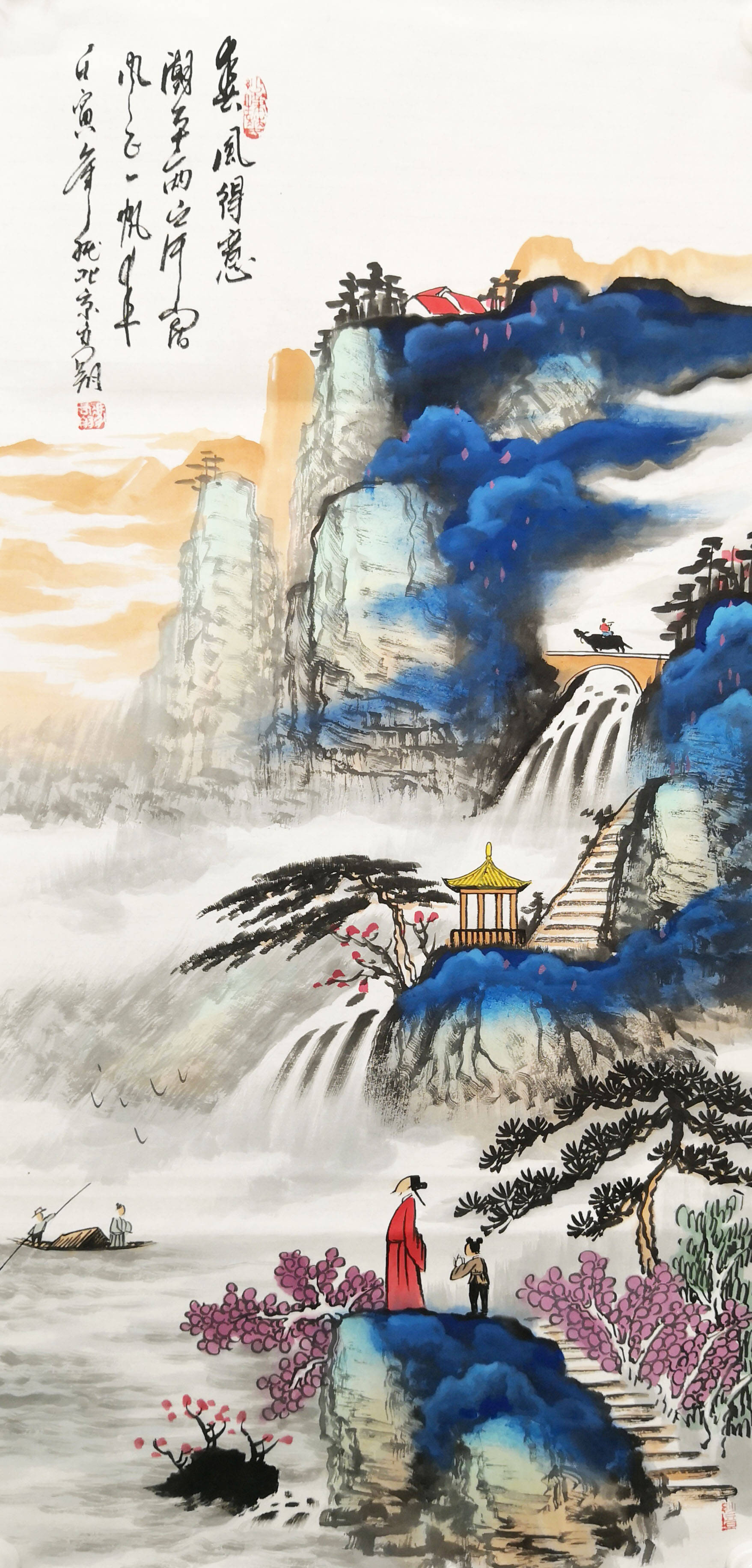 冯高翔的山水画,冯高翔画有收藏价值吗