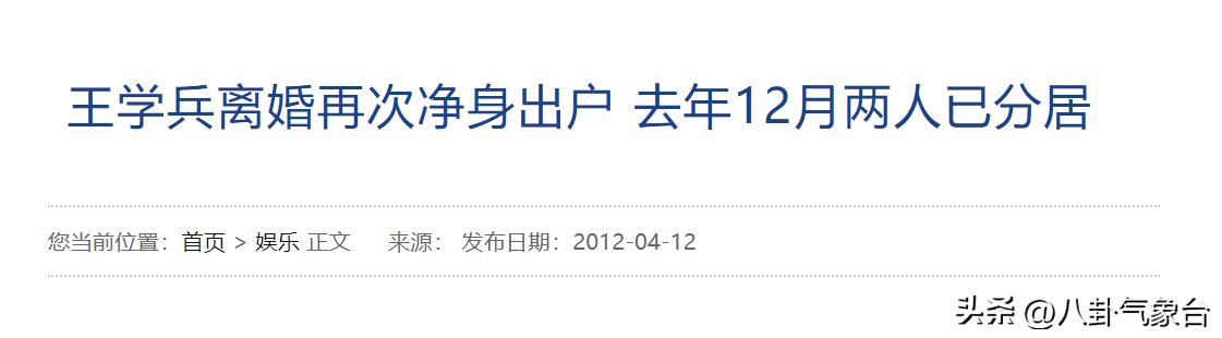 孙宁王学兵离婚原因,孙宁王学兵离婚