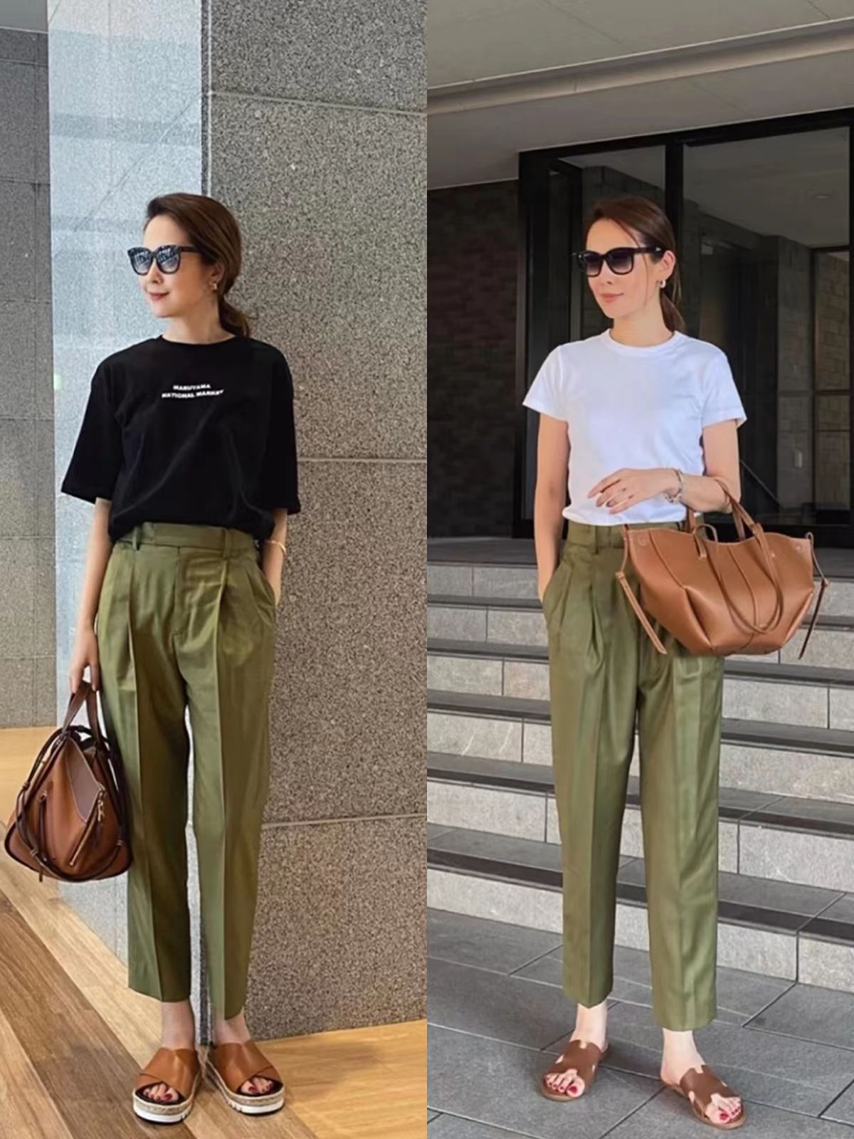 九分西裤和牛仔阔腿裤哪个显气质,烂大街的格子裤