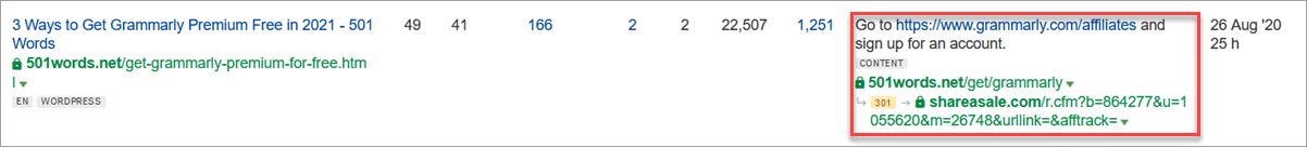 如何通过联盟跟踪域名SPY别人的关键词和Affiliate网站？