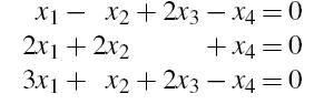 线性齐次方程组的运算,线性齐次方程组求解过程