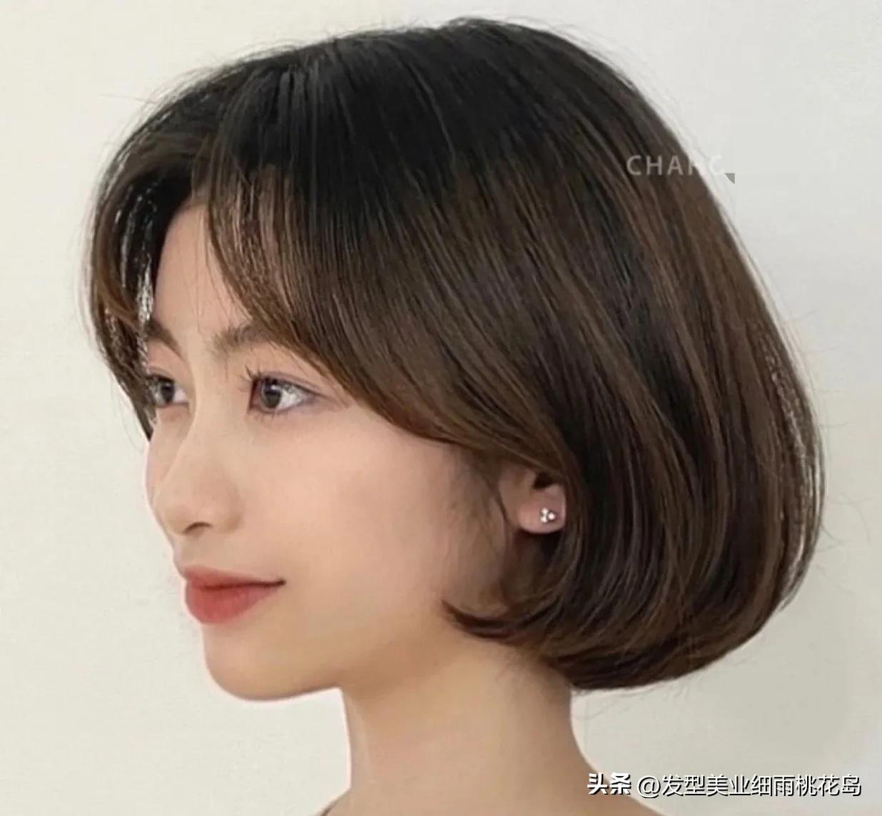 简单时尚易打理的短发烫图片,短发内烫和纹理烫哪个好看