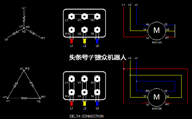 电动机怎么接线初中,电动机接线方式有几种