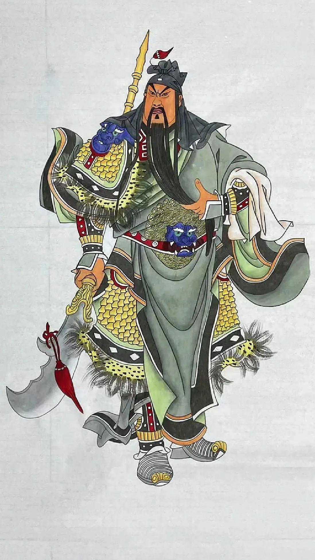 武财神关公高清手机壁纸,武财神图片壁纸高清大图