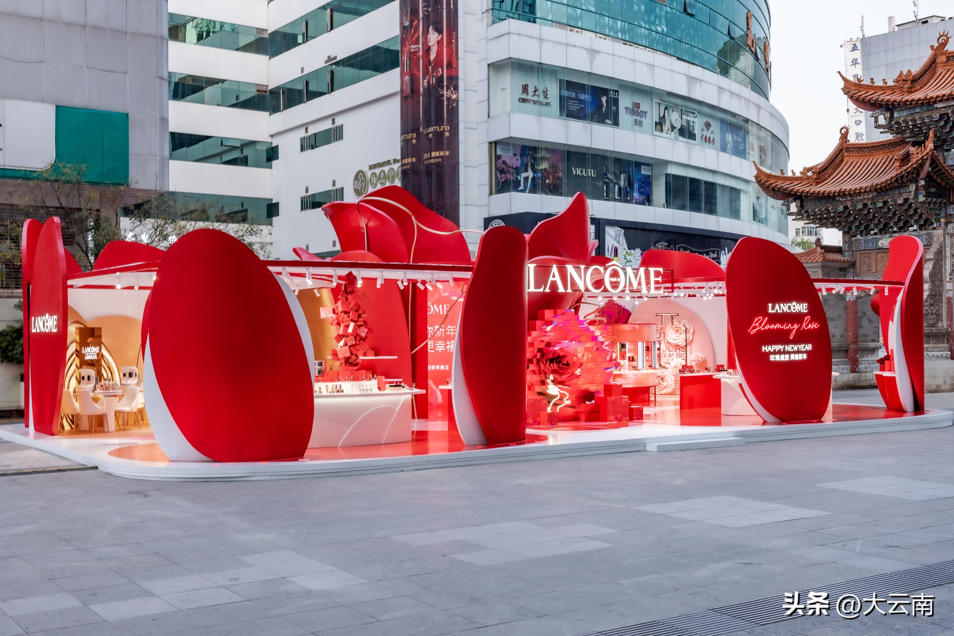 昆明兰蔻快闪店,兰蔻昆明新春游园会