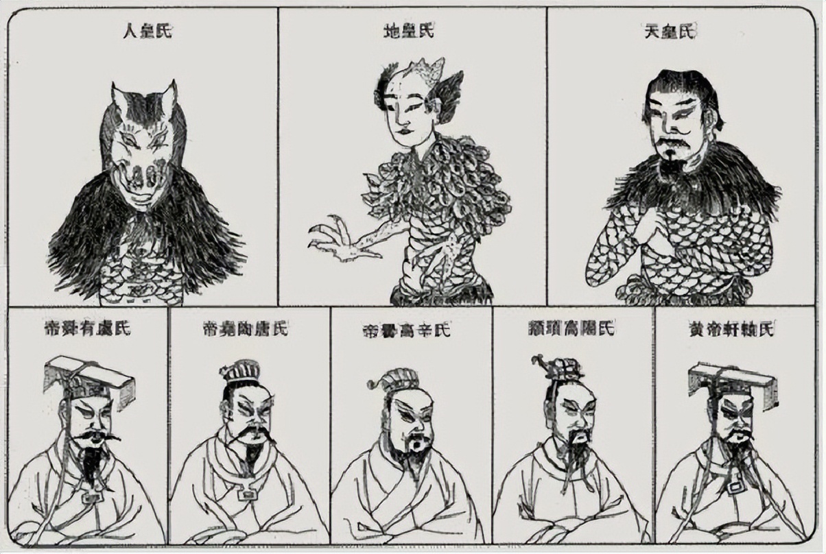 作为炎黄子孙你知道三皇五帝吗,历史上三皇五帝都有哪些