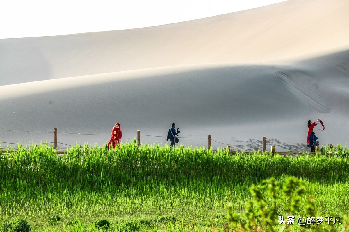 甘肃敦煌鸣沙山月牙泉自由行,甘肃敦煌鸣沙山月牙泉景区