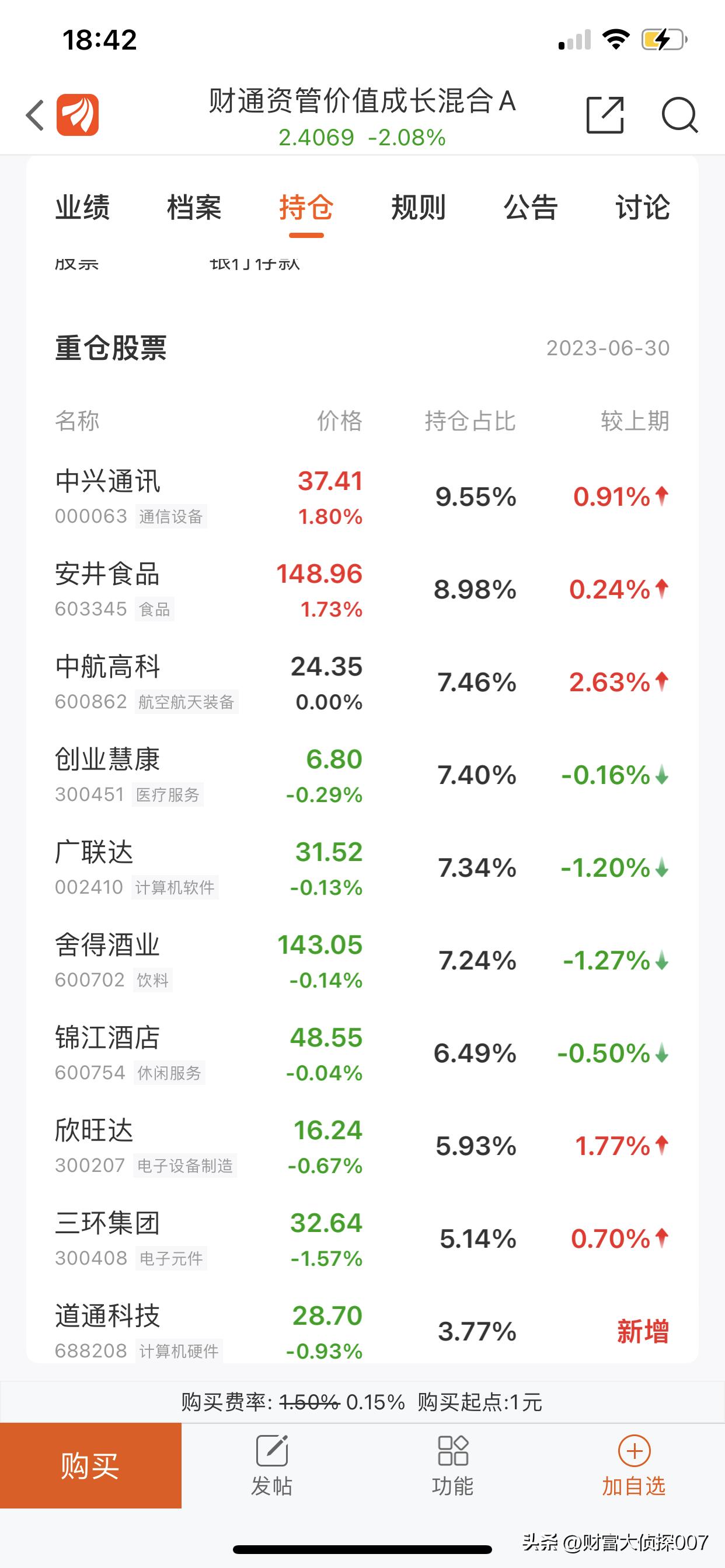 财通资管价值成长混合最新持股,财通资管价值成长分析