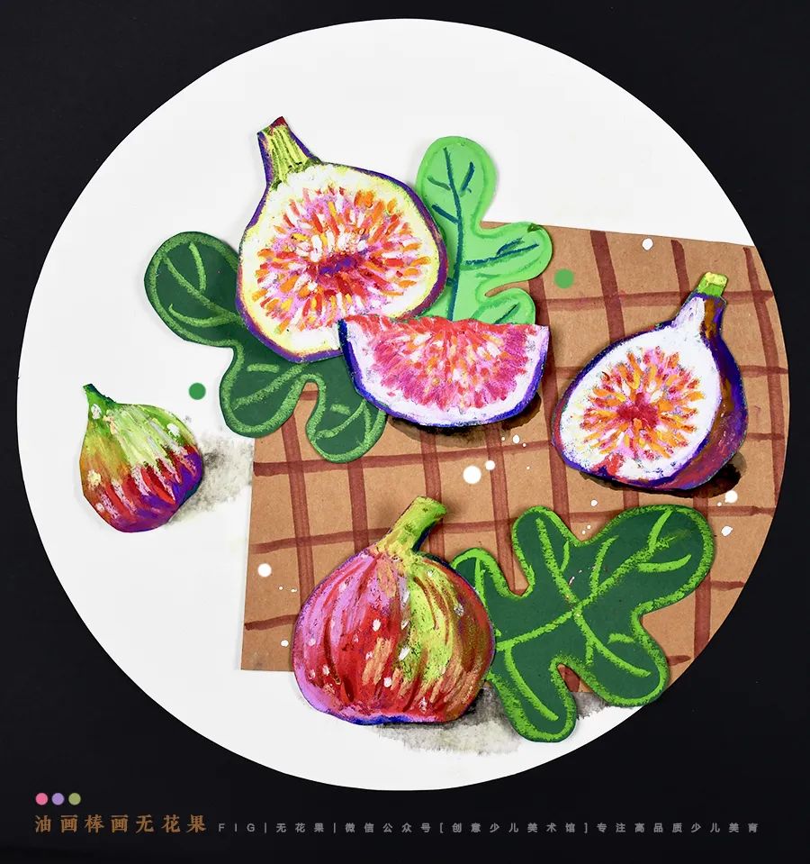 6-12岁儿童油画棒画教程,油画棒水彩结合作品儿童画