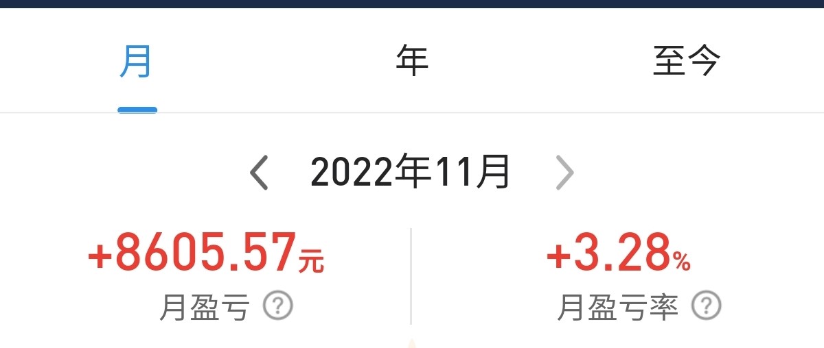 11月复盘总结,11月盈利曲线图