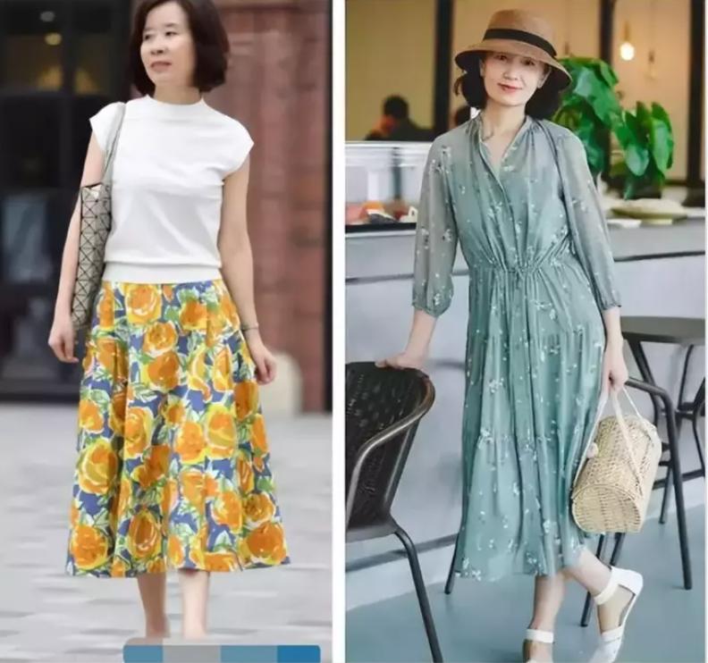 上海街拍长裤长裙,上海街拍修身长裙气质