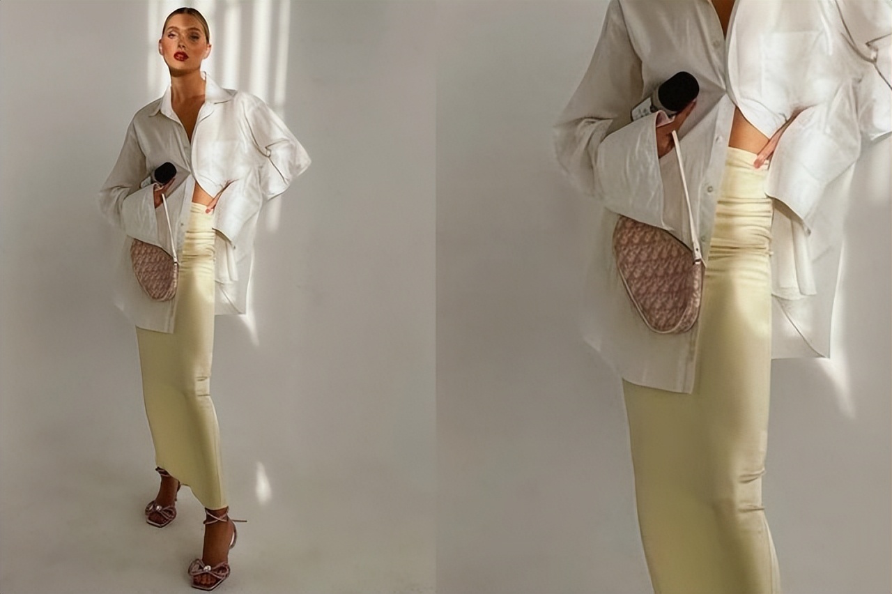 不得不佩服,时尚巴黎人的浪漫,把基础款衬衫穿出封面大片感