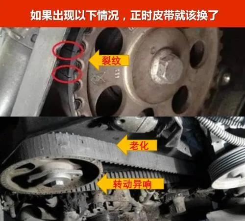 正时皮带故障前兆有什么表现,正时皮带出现问题有啥前兆