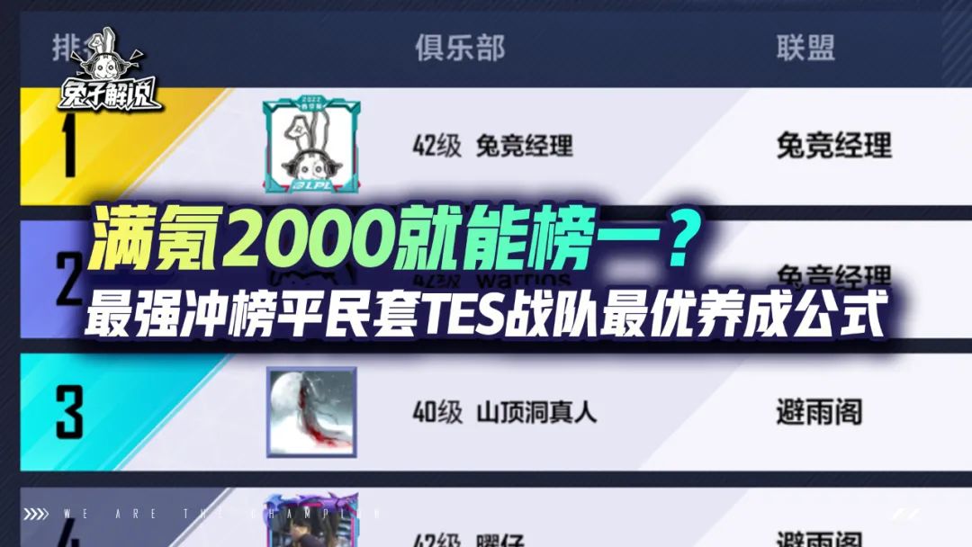 电竞经理tes阵容装备推荐,电竞经理满星需要多少