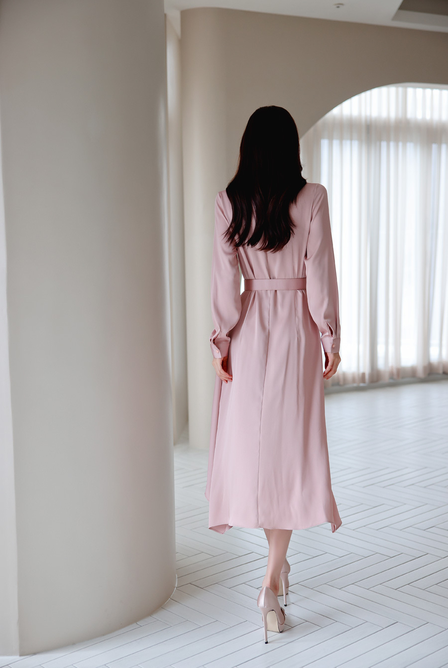 玫红色720雪纺大摆裙,雪纺大摆半身裙紫玫红