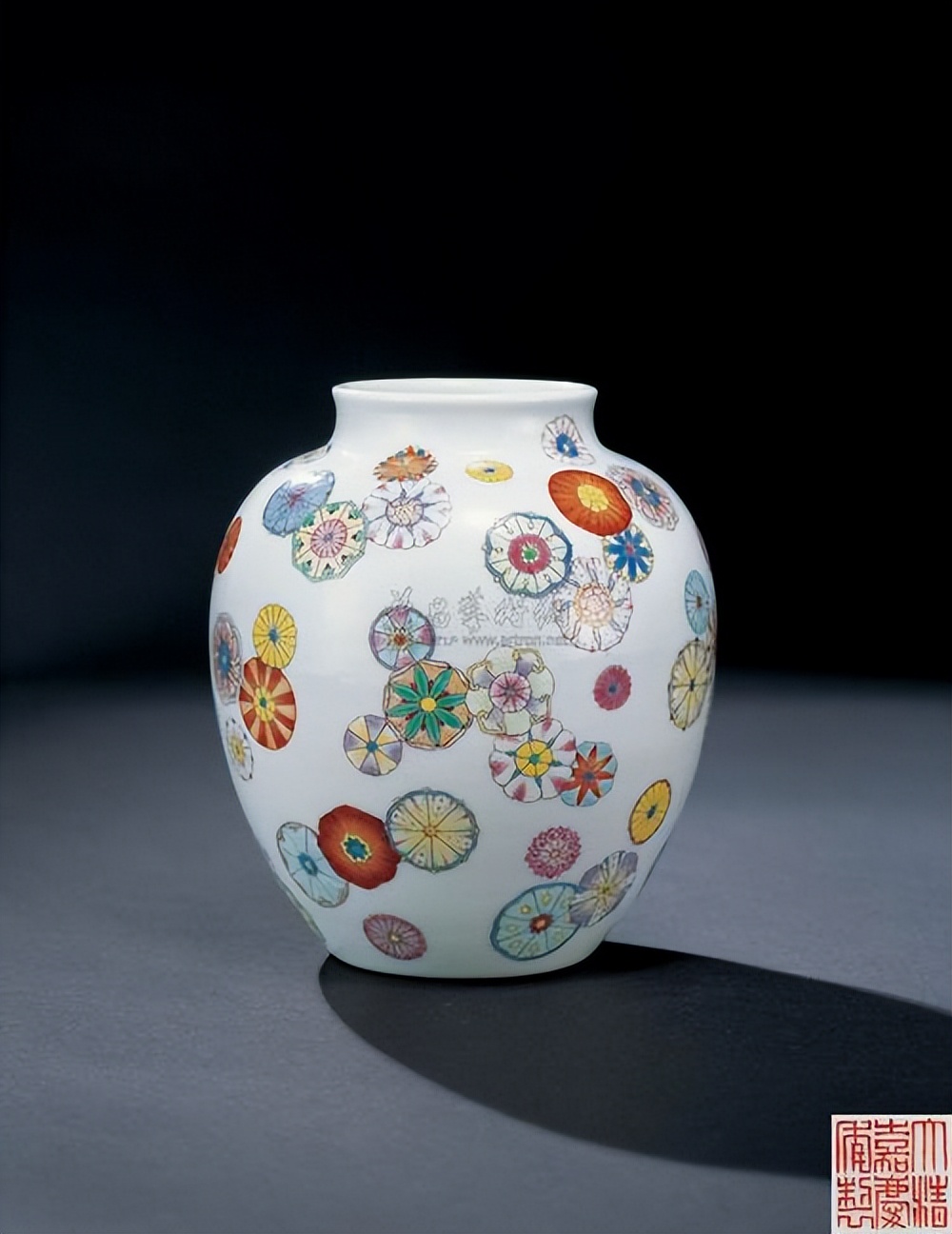 皮球花瓷器的历史,皮球花瓷器图案