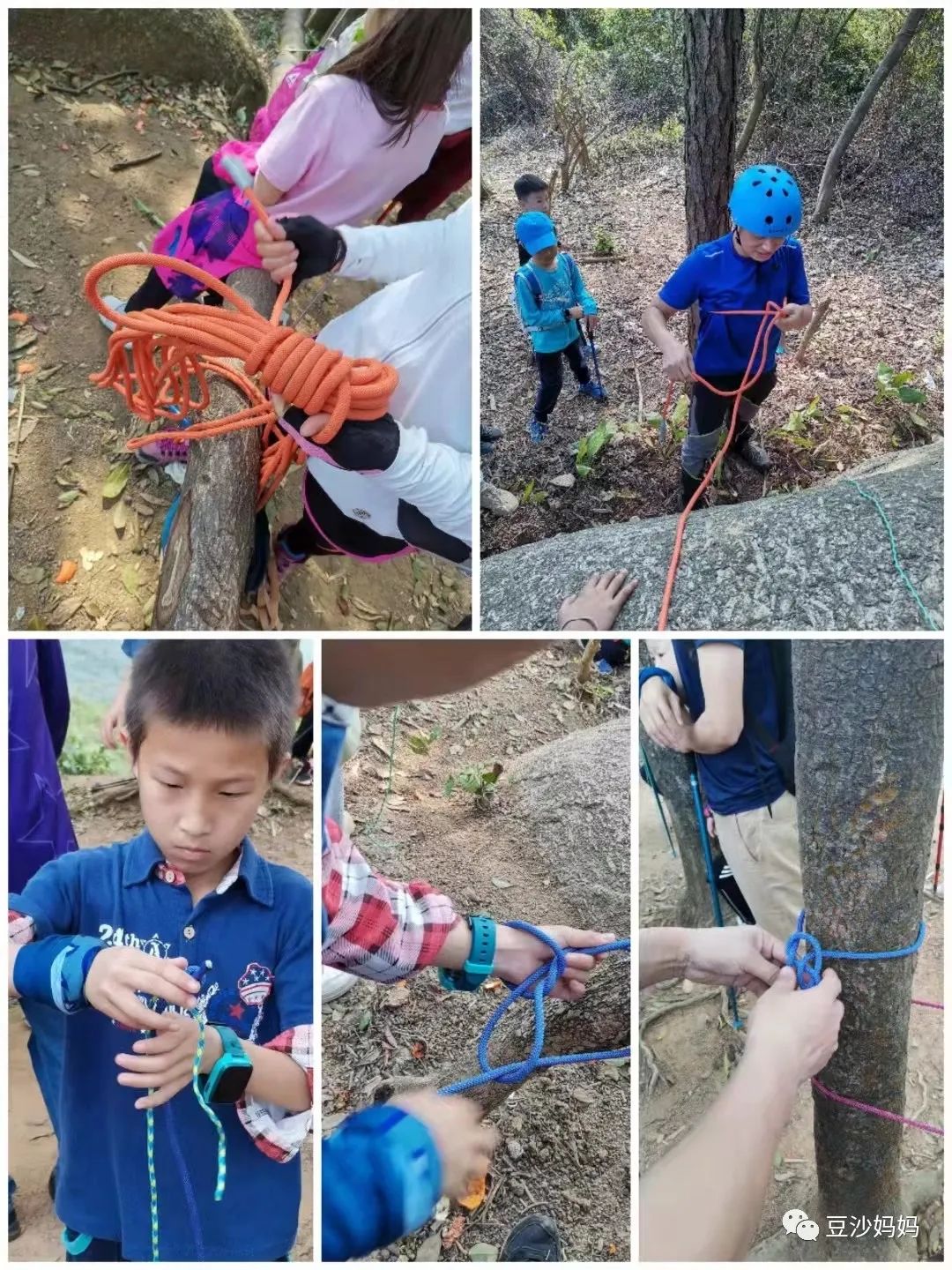 徒步露营最常用的八种绳结,户外徒步登山绳结