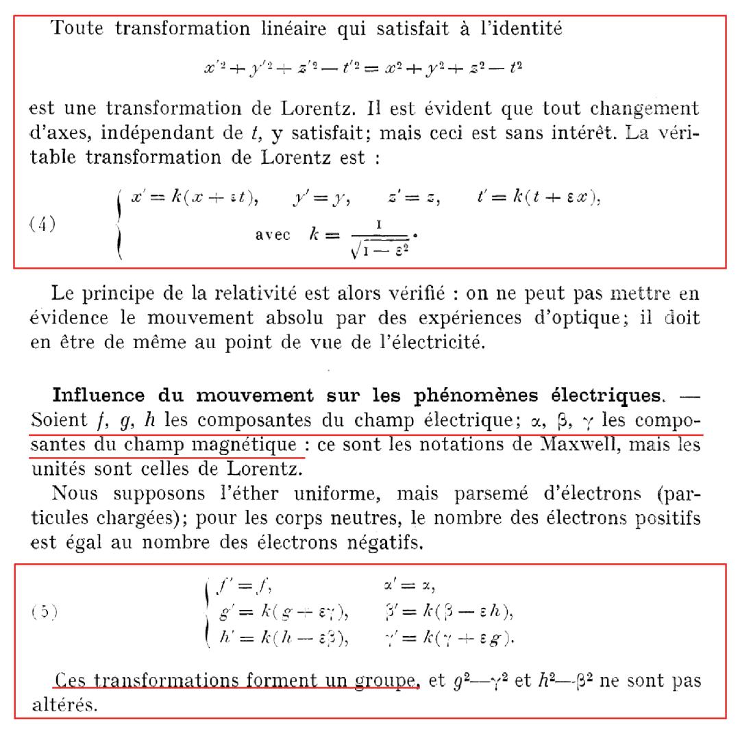 庞加莱的狭义相对论之四庞加莱与洛伦兹和闵可夫斯基