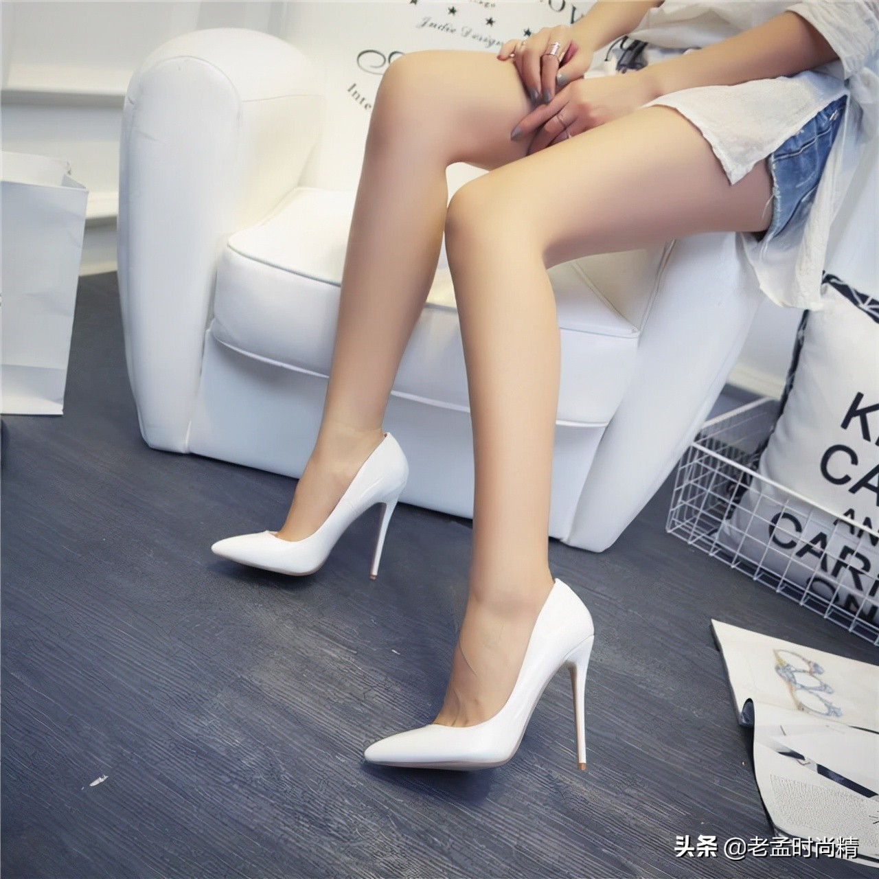 8-10cm高跟鞋显气质,增高细跟高跟鞋